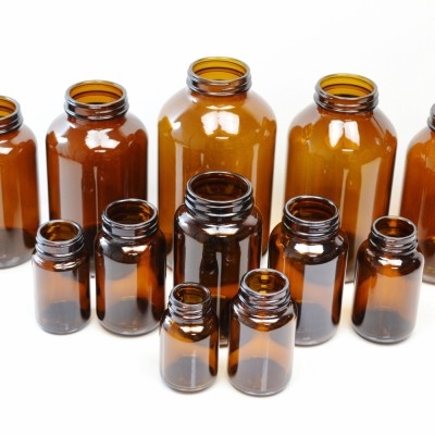 Amber Glass Pharmaceutical Packers