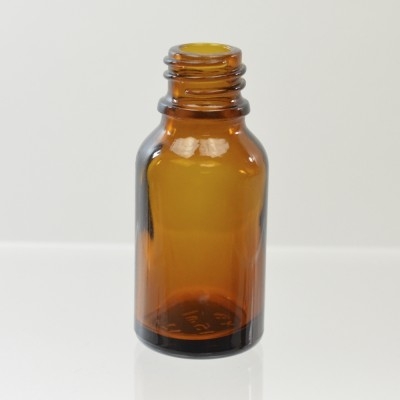 15 ml Euro Dropper 18-DIN Amber Glass Bottle