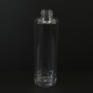 8 oz 24/410 Cylinder Round Clear PET Bottle