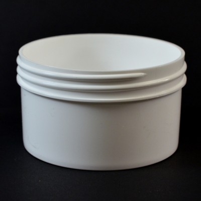 6 oz 89/400 Regular Wall Straight Base White PP Jar