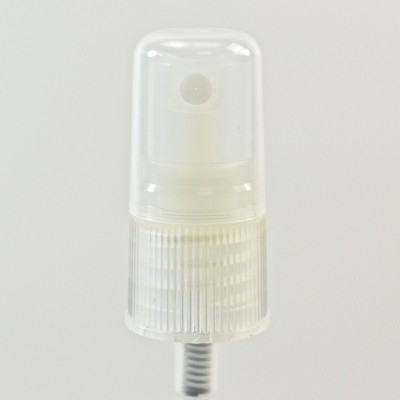 18/415 Ribbed Clear Fine Mist Sprayer PP Hood