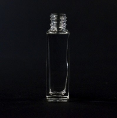 10 ml 13/415 Nancy Square Clear Glass Bottle
