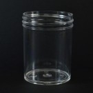 3 oz 53/400 Regular Wall Straight Base Clear PS Jar