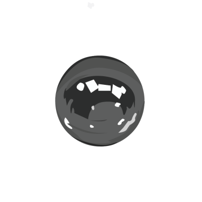 24/415 Black Phenolic Ball Cap F217