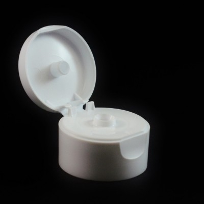 22/400 Smooth White Snaptop Dispensing PP Cap