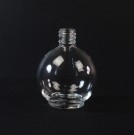 2 oz 18/415 Round Globe Clear Glass Bottle