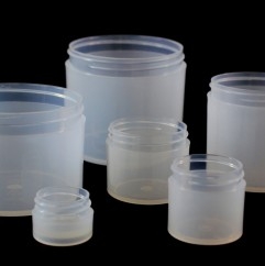 Thick Wall Straight Base Plastic Jars