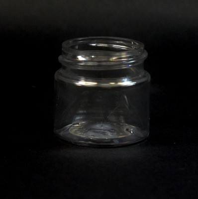 1/2 oz 33/400 Wide Mouth Clear PET Jar