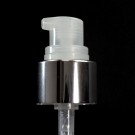 24/410 Treatment Pump Shiny Silver/Natural/Clear Hood