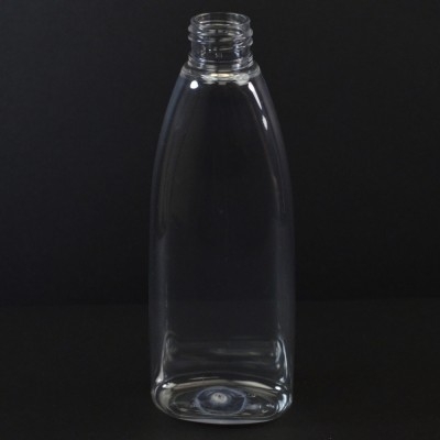 6 oz 24/410 Tear Oval Clear PET Bottle