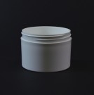 8 oz 89/400 White Thick Wall Straight Base PP Jar