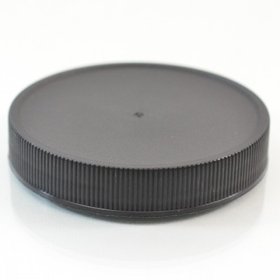 63/400 Black Ribbed Straight PP Cap / F217 Liner - 900/Case