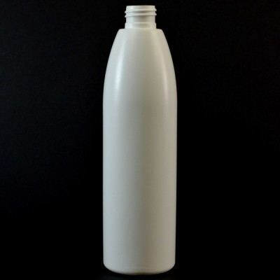 10 oz 24/410 Evolution Round White HDPE Bottle