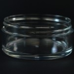 100 ML 75 MM Heavy Wall Low Profile Clear PETG Jar