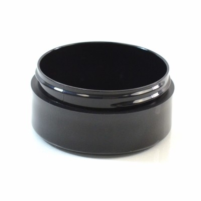 2 oz 70/400 Black Thick Wall Straight Base PP Jar