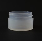 1/2 oz 43/400 Natural Thick Wall Straight Base PP Jar