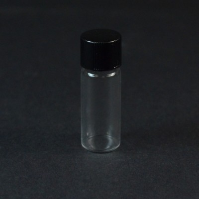 1/2 DRAM Screw Thread Clear Glass Vial 8/425