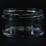 125 ML 75 MM Heavy Wall Low Profile Clear PETG Jar