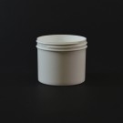 4 oz 70/400 Regular Wall Straight Base White PP Jar