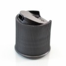 24/410 10-5410 Ribbed Black Presstop Dispensing Cap PP