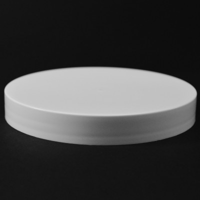 110/400 White Smooth Straight PP Cap / Unlined - 216/Case