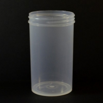 8 oz 63/400 Regular Wall Straight Base Natural PP Jar