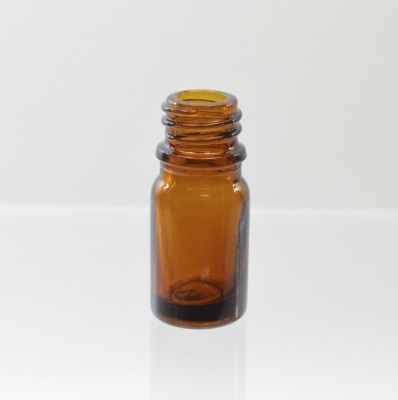 5 ml Euro Dropper 18-DIN Amber Glass Bottle