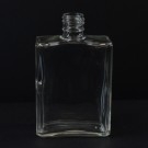 4.5 oz 20/415 Rectangular Clear Glass Bottle