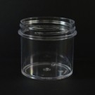 3 oz 58/400 Regular Wall Straight Base Clear PS Jar