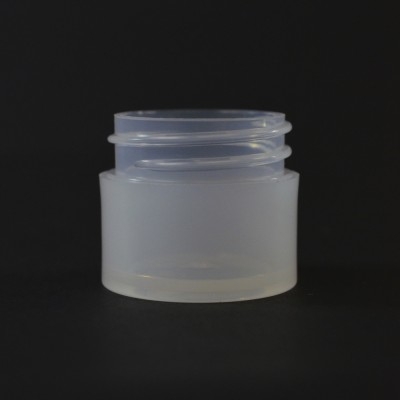 1/4 oz. Clear PS Plastic Jar, Thick Wall, Straight Sided, 33mm 33-400