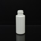 1 oz 20/410 Cylinder Round White LDPE Bottle