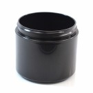 4 oz 70/400 Double Wall Straight Base Black PP Jar