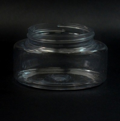 4 oz 58/400 Regular Wall Oval Clear PET Jar