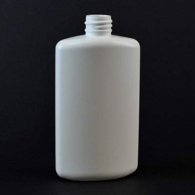 4 oz 20/410 Drug Oval White HDPE Bottle
