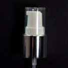 22/415 Treatment Pump Shiny Silver/White/Clear Hood