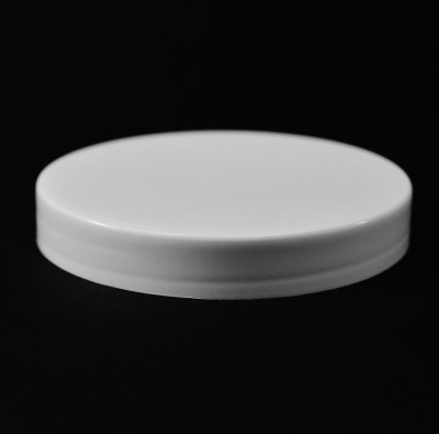 83/400 White Smooth Straight PP Cap / Unlined - 500/Case