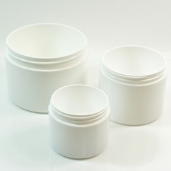 Double Wall Straight Base Plastic Jars