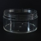 16 oz 120/400 Clear Thick Wall Straight Base PS Jar