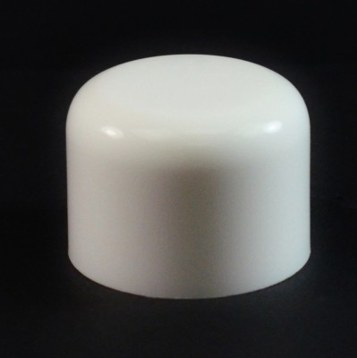 24/410 White Soft Shoulder Symmetrical Cap to 4 oz #215