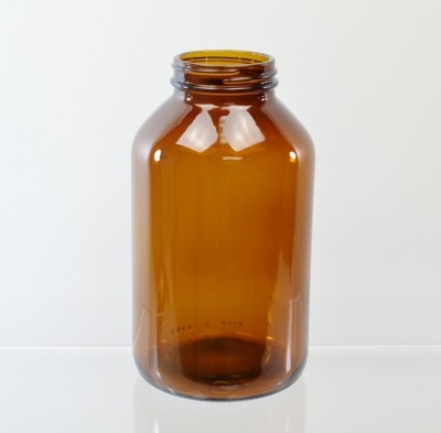 750CC 53/400 Amber Glass Nutritional Supplement Packer