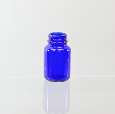 60CC Packer 33/400 Cobalt Glass Nutritional Supplement Packer