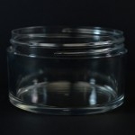 250 ML 89/400 Heavy Wall Low Profile Clear PETG Jar