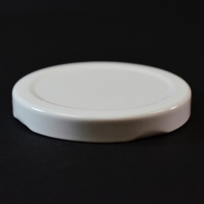 63MM RTD White Metal Cap / Plastisol Liner