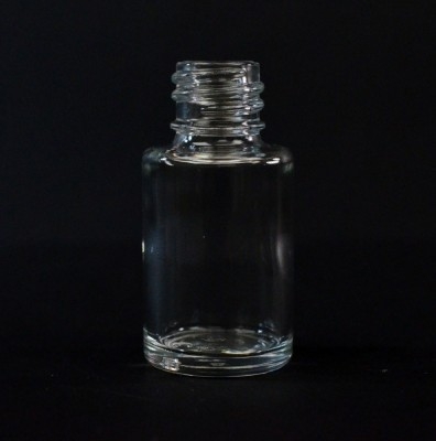 1/2 oz 18/415 Cylinder Clear Glass Bottle