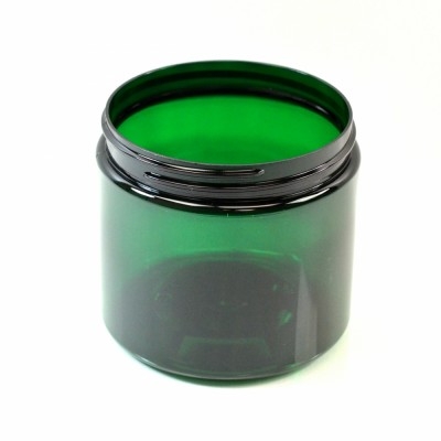 16 oz 89/400 Wide Mouth Emerald PET Jar