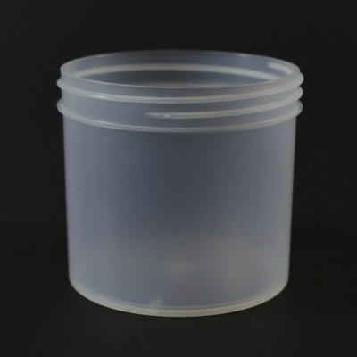 12 oz 89/400 Regular Wall Straight Base Natural PP Jar