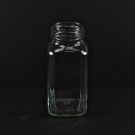 6 OZ 43/485 Flint Square Food Glass Jar
