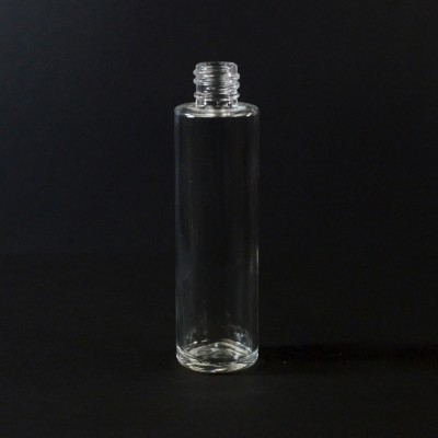 50 ml 18/415 Slim Cylinder Clear Glass Bottle