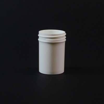 1/4 oz 38/400 Regular Wall Straight Base White PP Jar