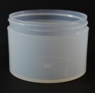 8 oz 89/400 Natural Thick Wall Straight Base PP Jar